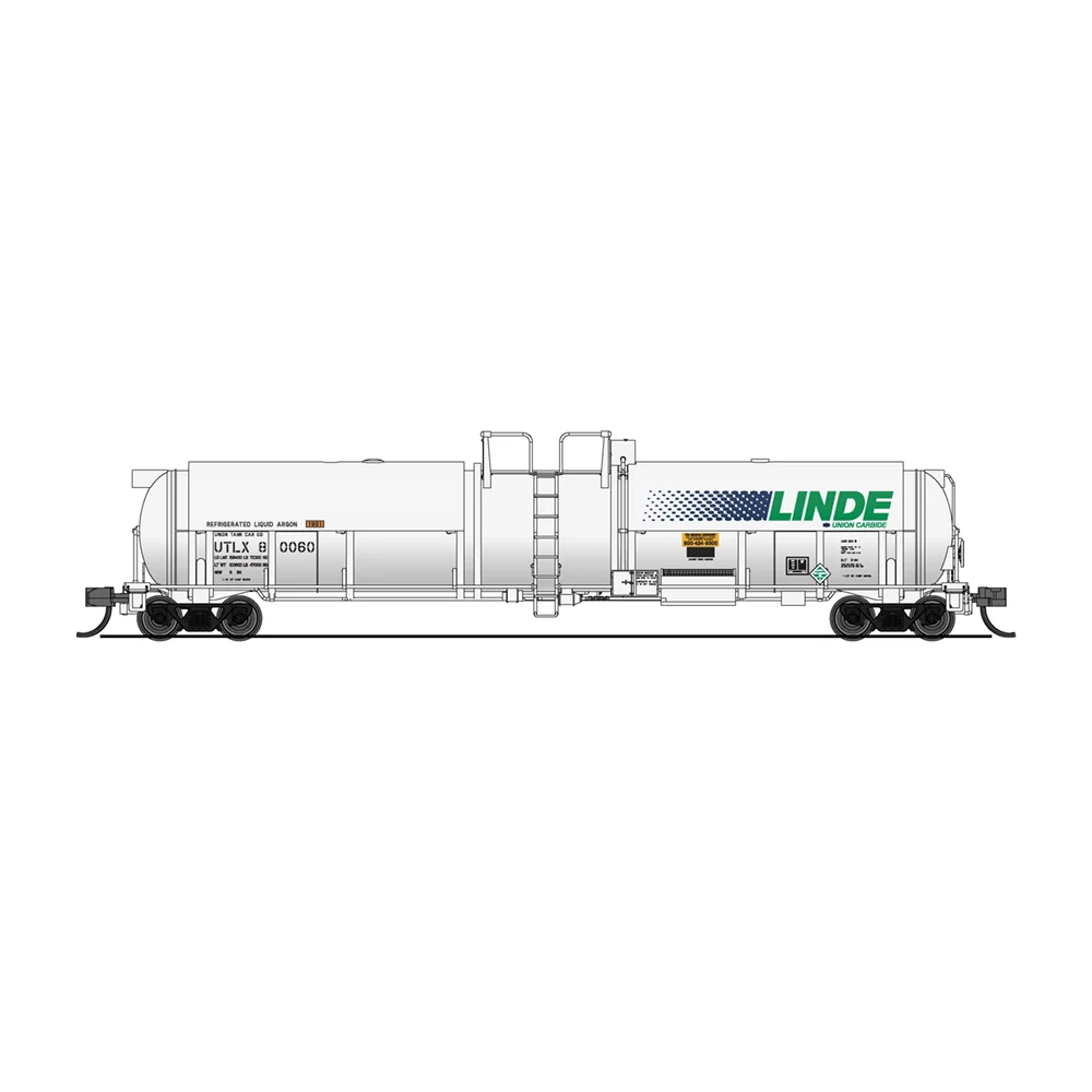 Broadway Limited N Cryogenic Tank Car Linde 2pk