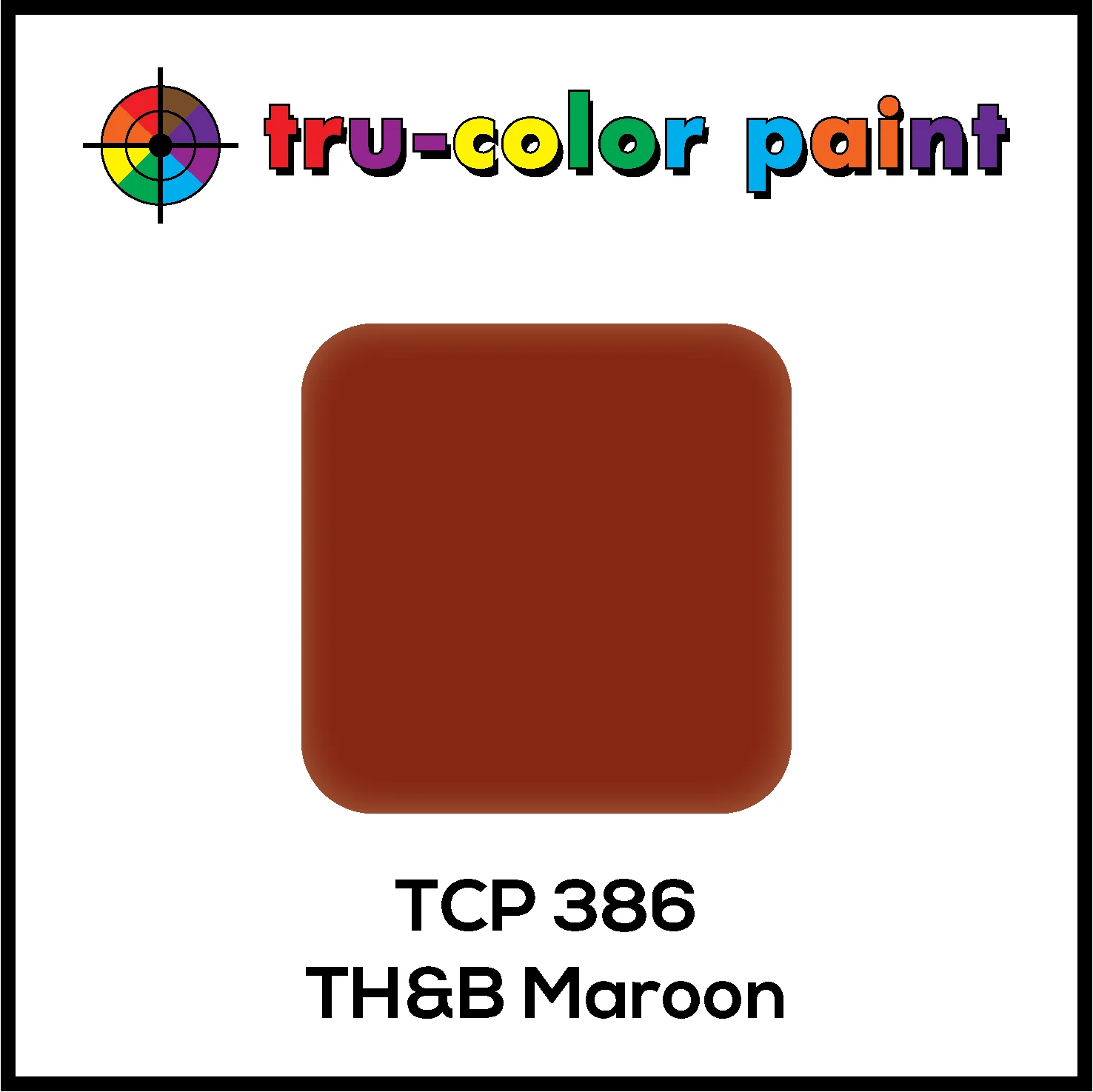 Tru Color Paint TH&B Marroon 1oz - 386