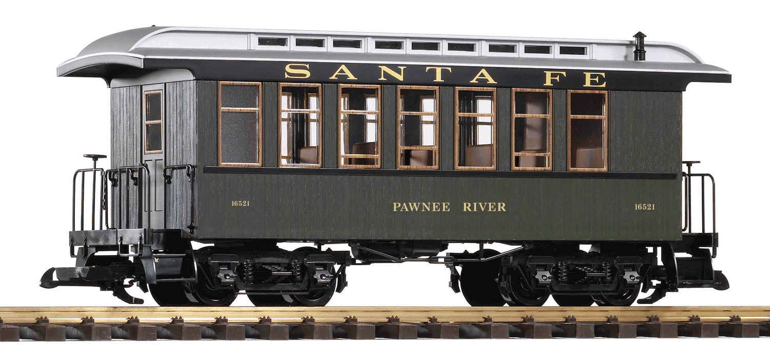 Piko 38628 Santa Fe Wood Coach #16521 (G-Scale)