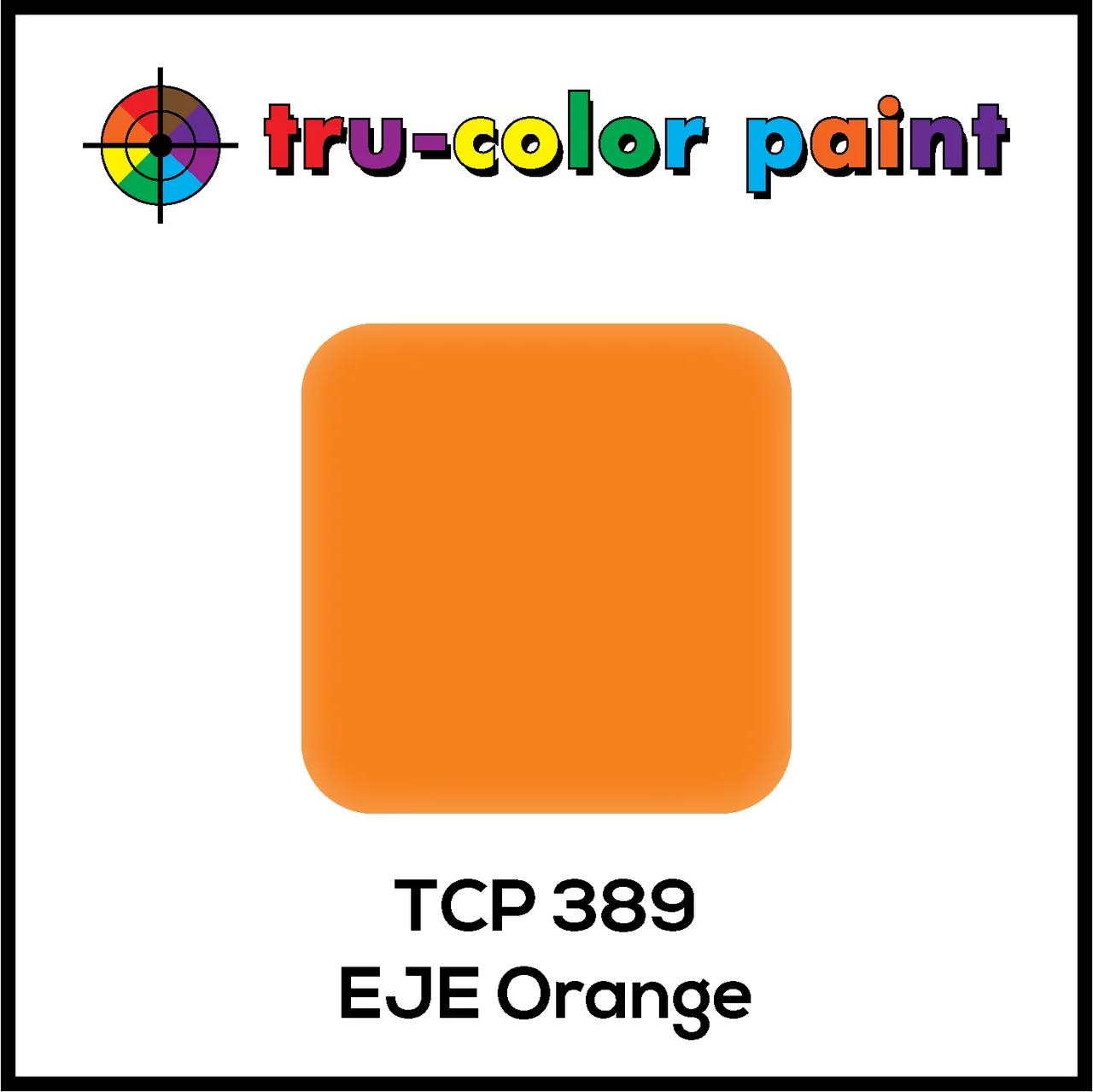 Tru Color Paint TCP-389 Elgin, Joliet & Eastern EJ&E Orange 2oz Bottle