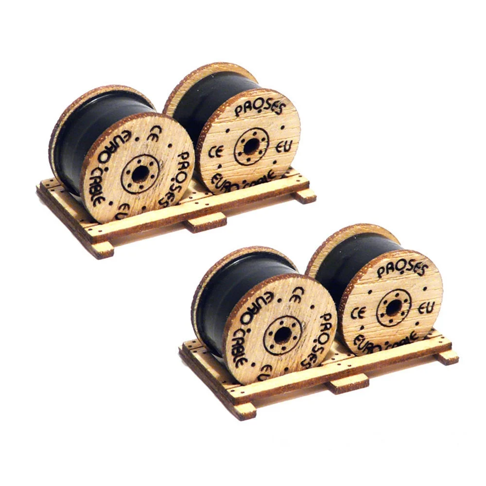 Bachmann HO Scale Cable Drum Load/2pk - BAC39108