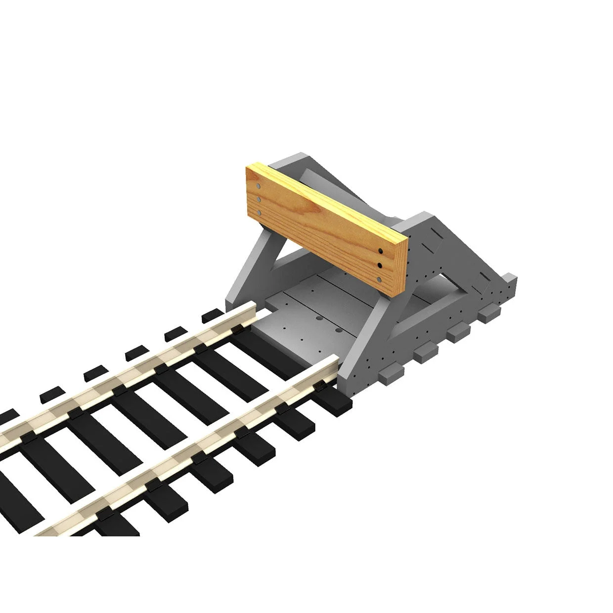 Bachmann N Scale Bumper Stop/2pk - BAC39117