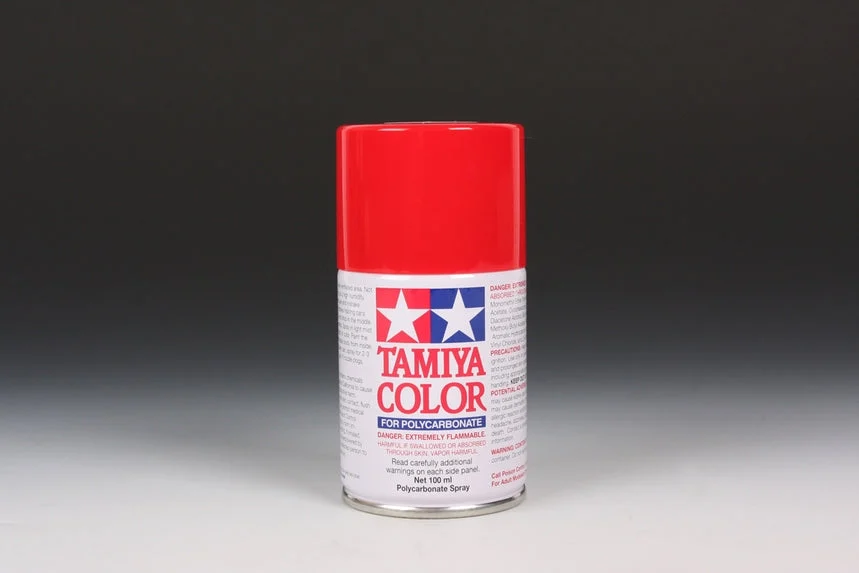 Tamiya PS-2 Red Polycarbonate Spray Paint