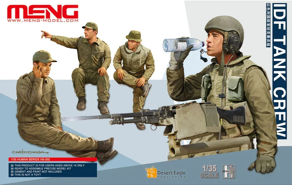 1/35 Meng IDF Tank Crew - HS002