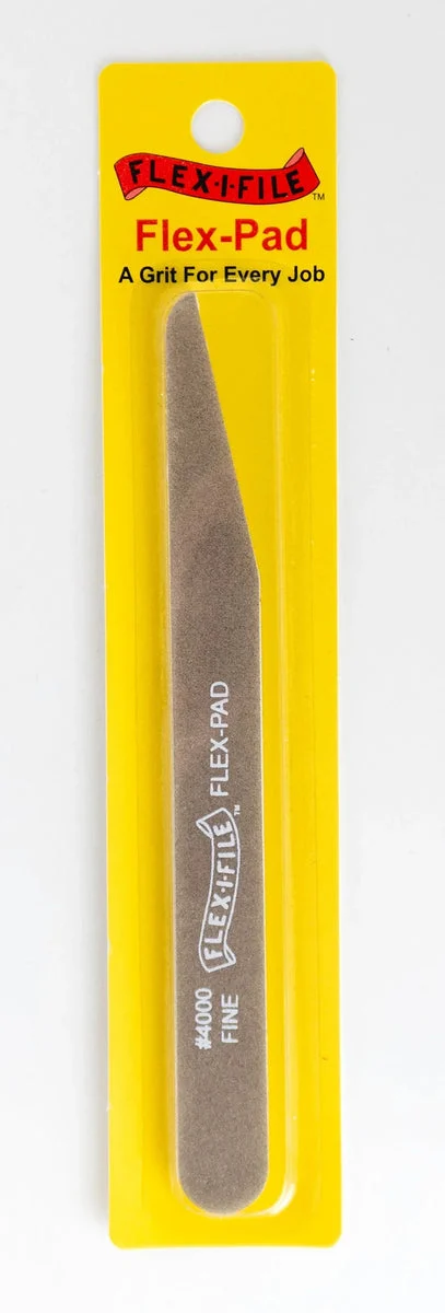Alpha Abrasives 400 Grit Fine Single Flex-Pad File - #4000