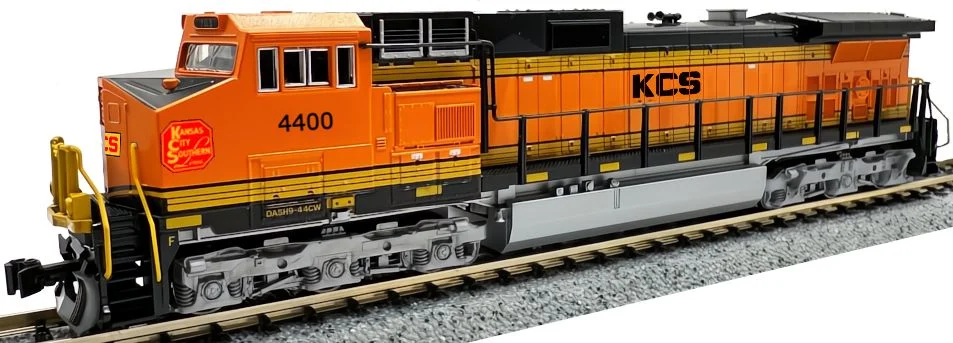 Kato N Scale Kansas City Southern Ex BNSF C44-9W #4400 - DCC - KAT1763519DCC
