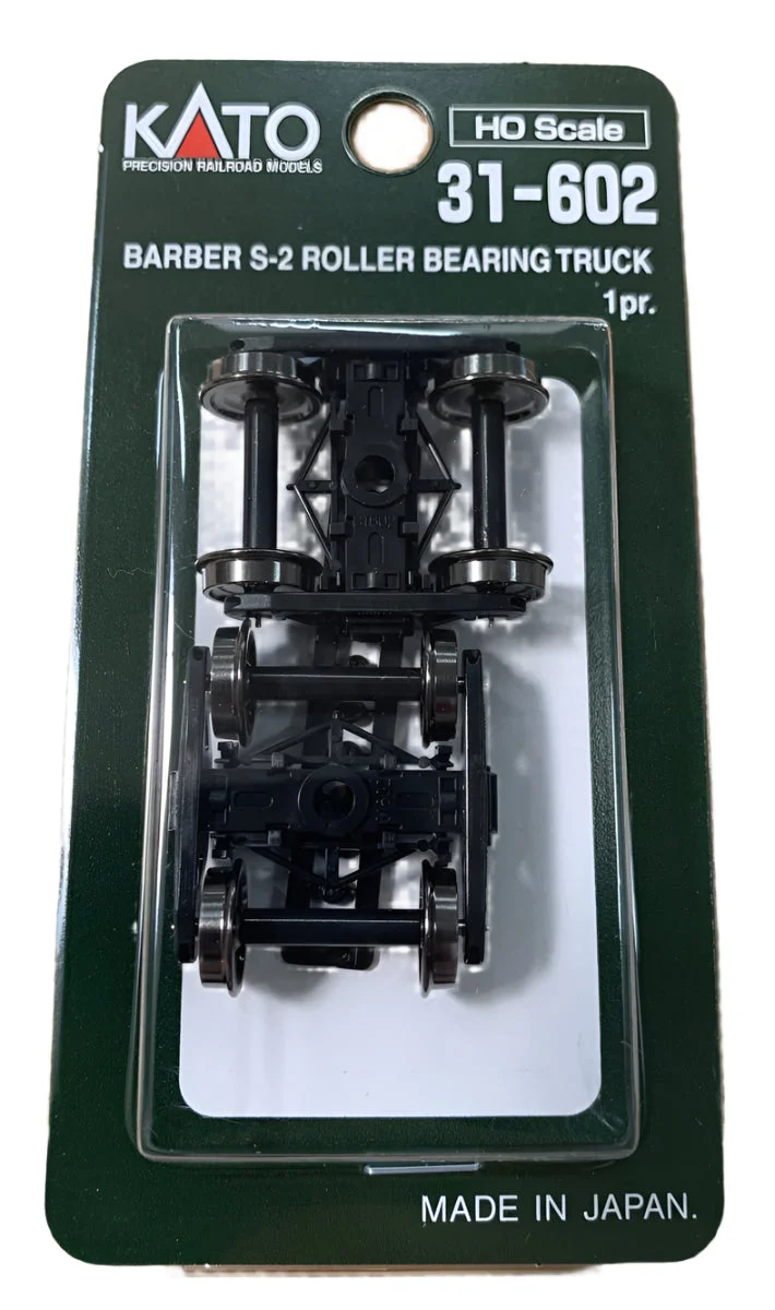Kato HO Scale Barber S-2 Roller Bearing Truck 1 Pair
