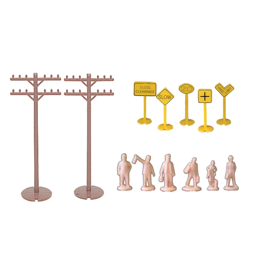 Bachmann HO Scale Layout Accessories Assortment - BAC42104