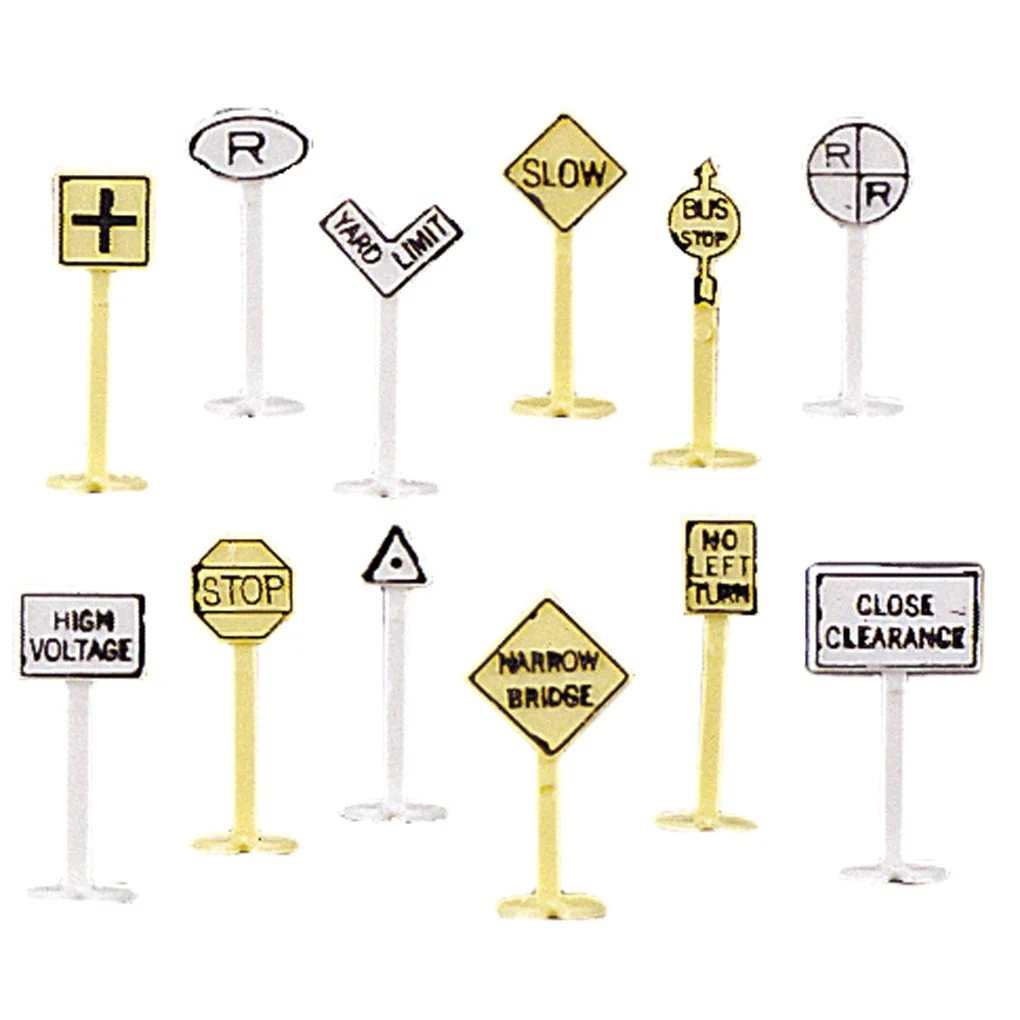 Bachmann N Scale RR & Street Signs/24pc - BAC42513