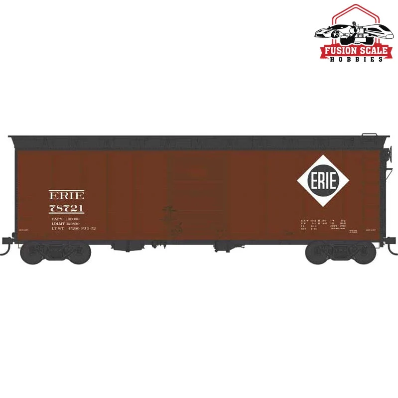 Bowser HO Scale Erie #78793 Blt. 1-40 40ft Box Car