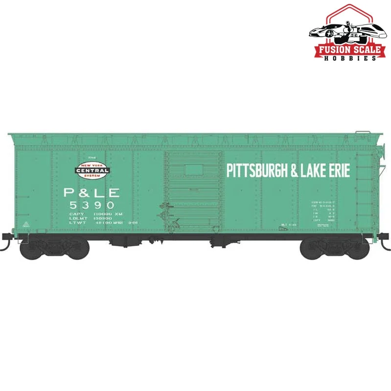 Bowser HO Scale Pittsburgh & Lake Erie jade color #5290 Blt. 4-49 40ft Box Car