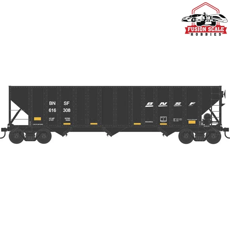 Bowser HO BNSF Black 2008 Repaint Ex-SLSF #615966 Blt. 9-77 H-430 100 Ton Hopper Car