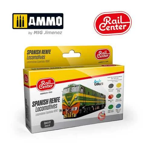 Ammo Mig Rail Center Spanish Loco Epoch Iv Set - Ammo Mig Jimenez