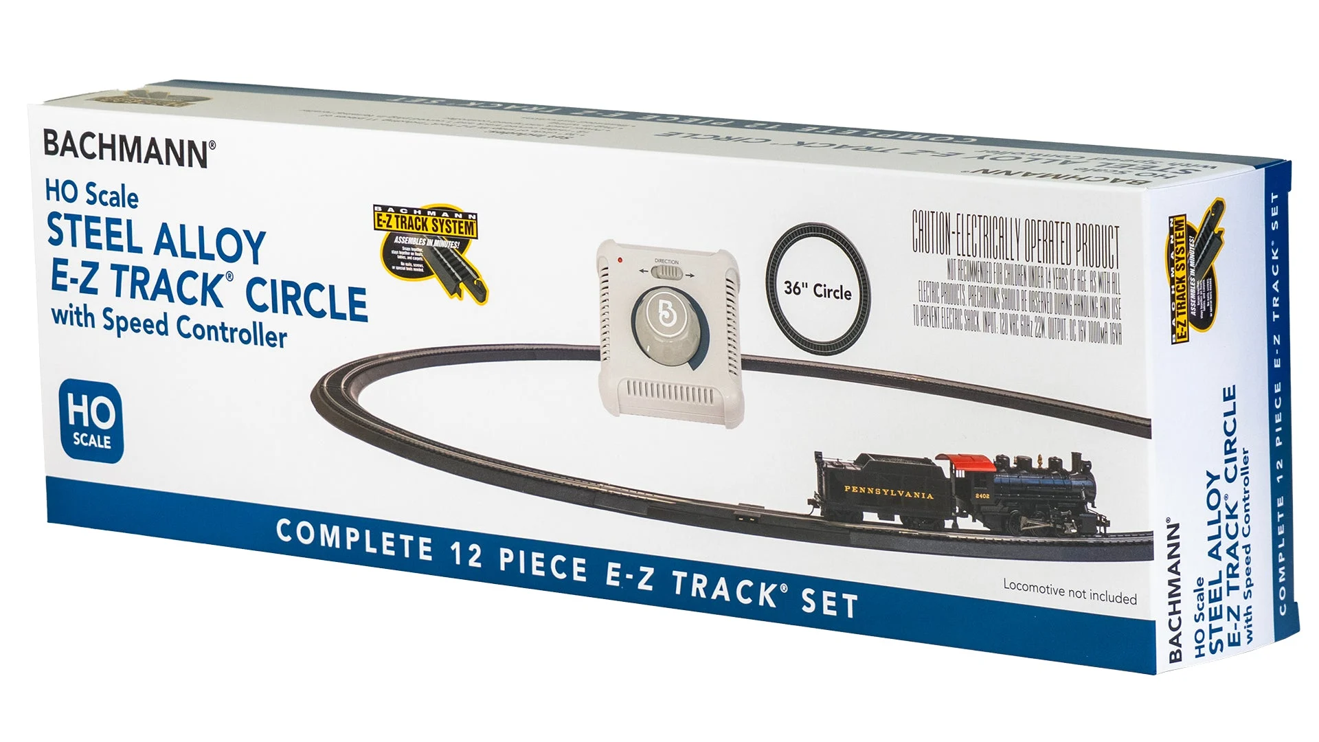 Bachmann HO Scale Steel Alloy E-Z Track Circle Track Set - BAC44214