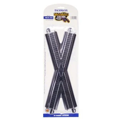 Bachmann HO Scale EZ Track Steel 30* Xing/1cd - BAC44440
