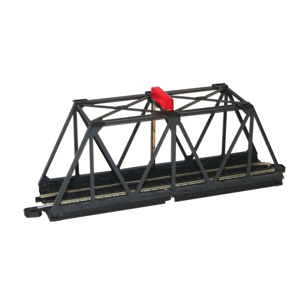 Bachmann HO Scale EZ Track Truss Bridge w/Blinking Light - BAC44473