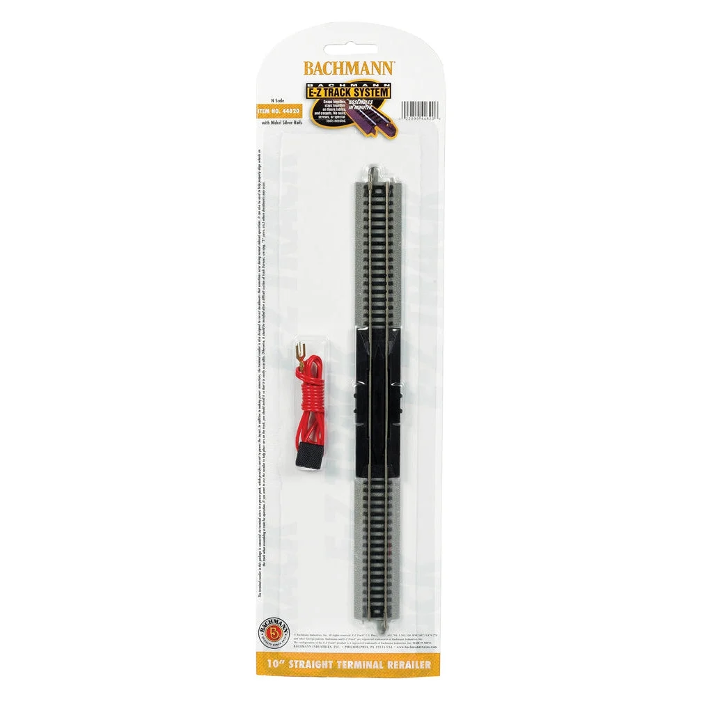 Bachmann N Scale EZ Track 10"Term.Rerailer/1cd - BAC44820