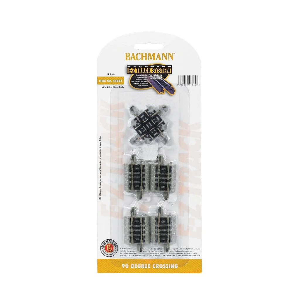 Bachmann N Scale EZ Track 90* Xing/1cd - BAC44841