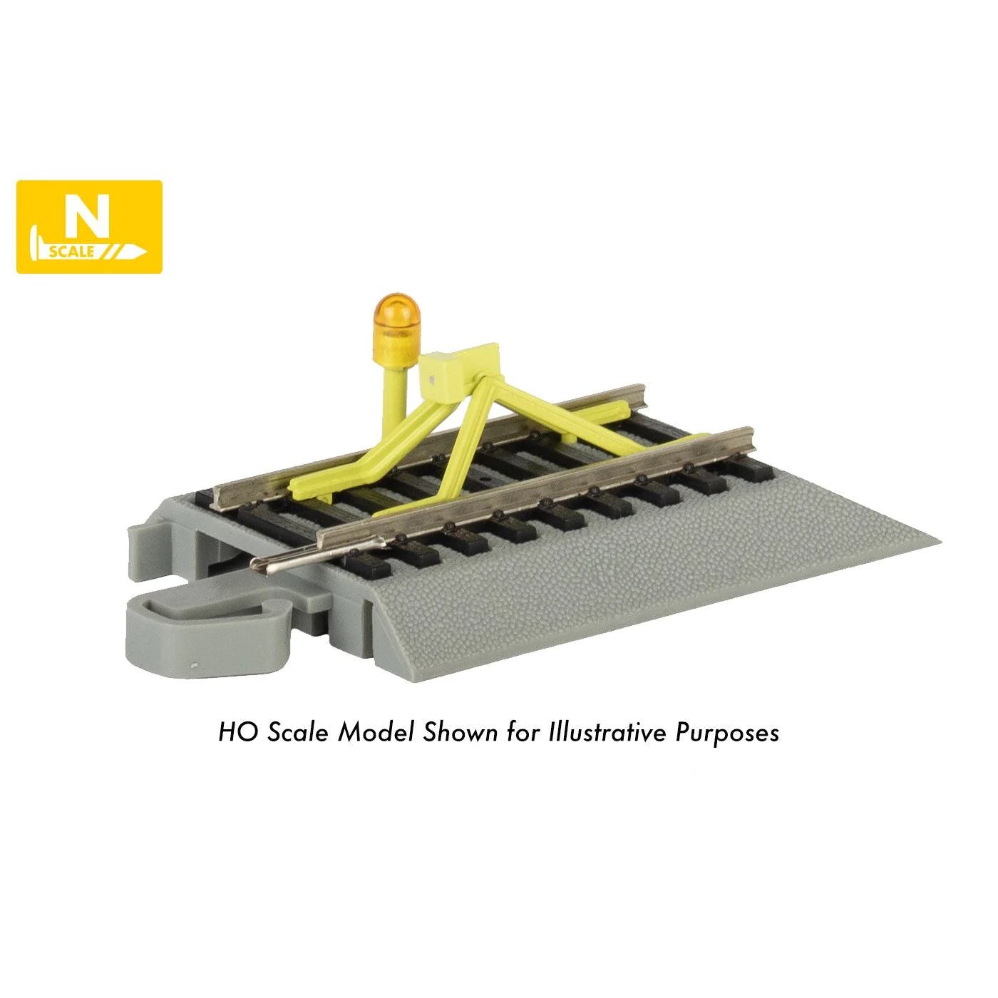 Bachmann N Scale EZ Track Flashing LED Bumper - BAC44858