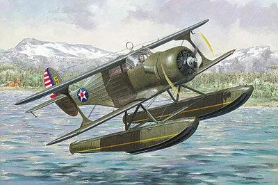 1/48 Roden Beechcraft SD17S Staggerwing Floatplane - 448