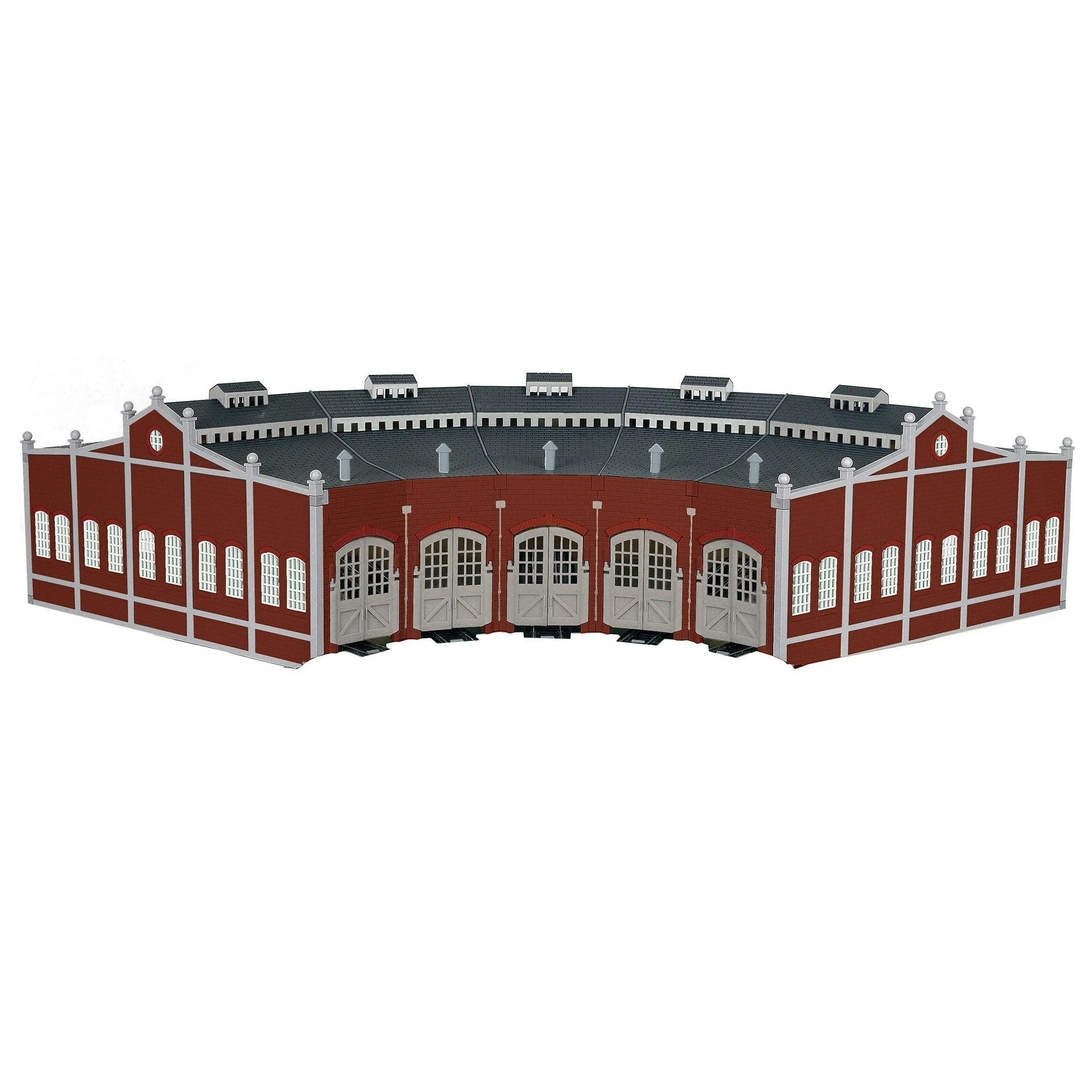 Bachmann HO Scale 5-Bay Roundhouse w/NS EZ Track - BAC45020