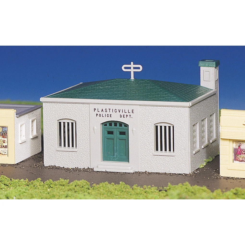 Bachmann HO Scale Plasticville Police Station - BAC45145