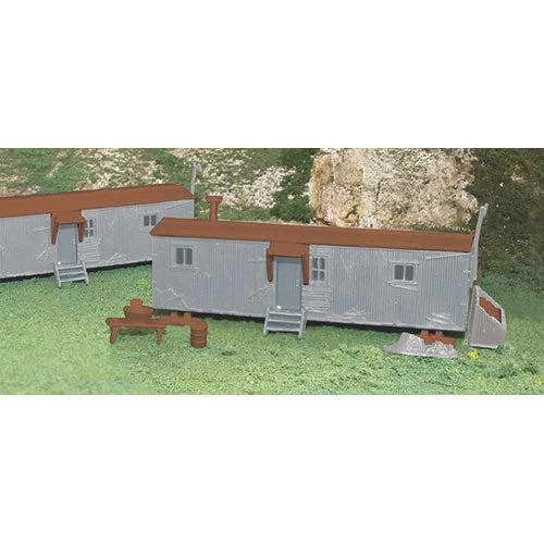 Bachmann HO Scale Railroad Work Sheds 2 Pack - BAC45009