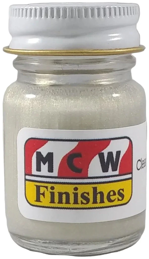 MCW Finishes Clear Tincture Gold Pearl Enamel Paint 1/2oz Jar - 1028E