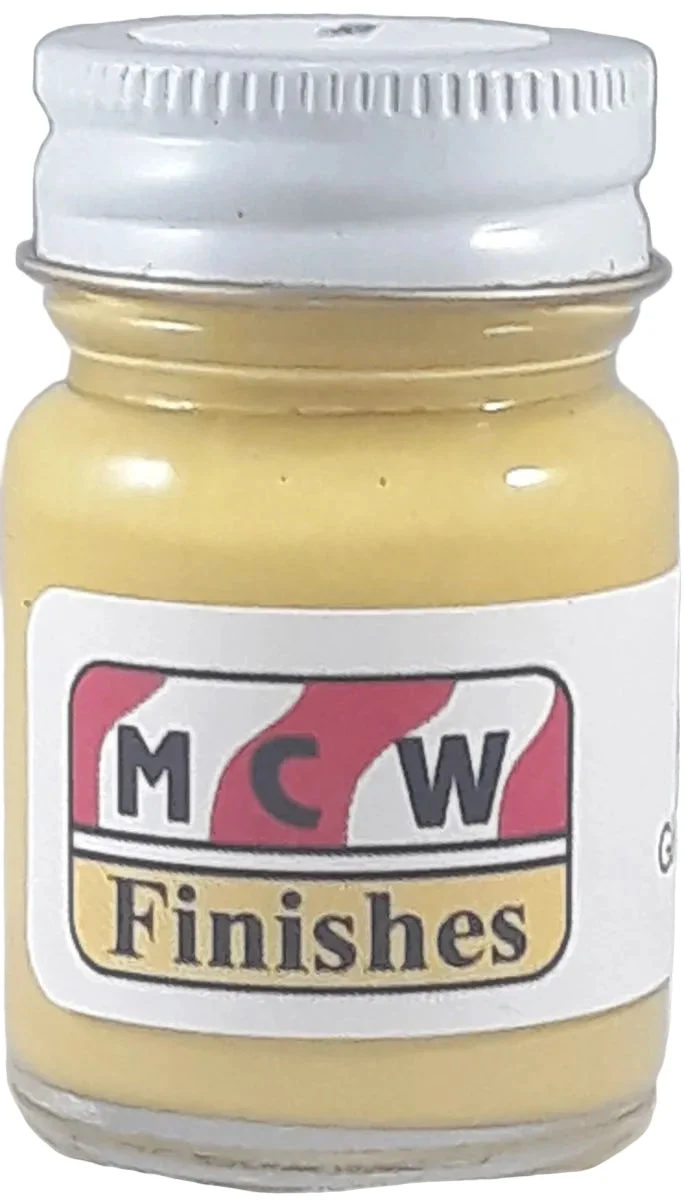 MCW Finishes Yellow Enamel Paint 1/2oz Jar - 2004E