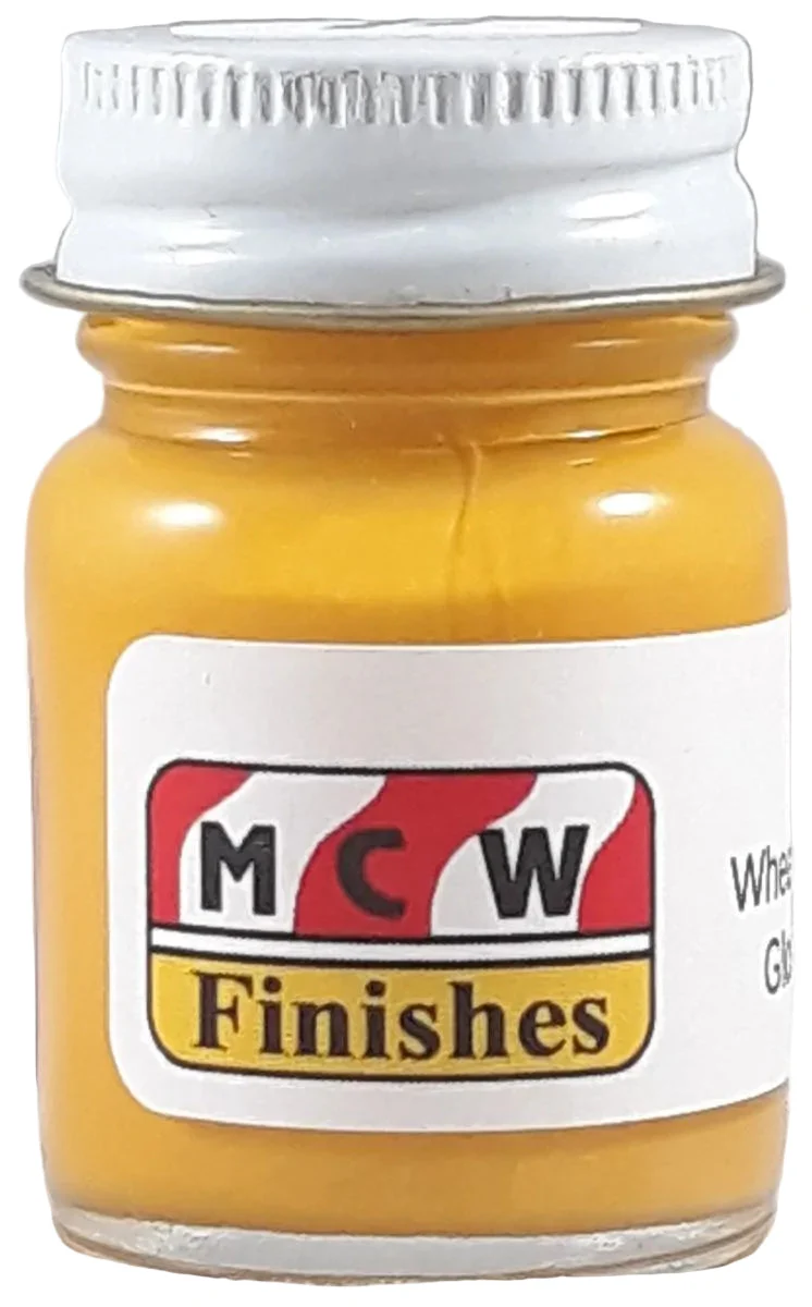 MCW Finishes Wheatland Yellow Enamel Paint 1/2oz Jar - 2028E