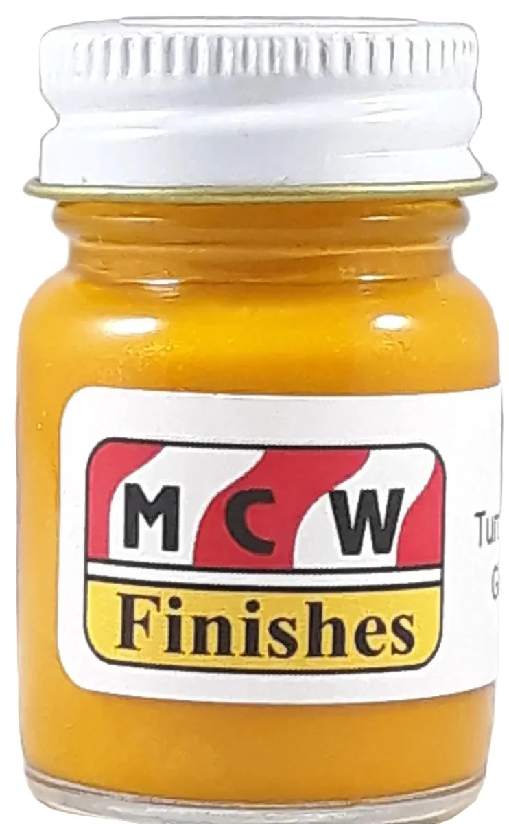 MCW Finishes Turn Signal Amber Enamel Paint 1/2oz Jar - 2184E