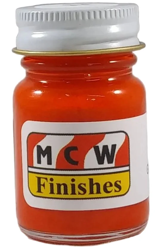 MCW Finishes Rally Red Enamel Paint 1/2oz Jar - 7021E