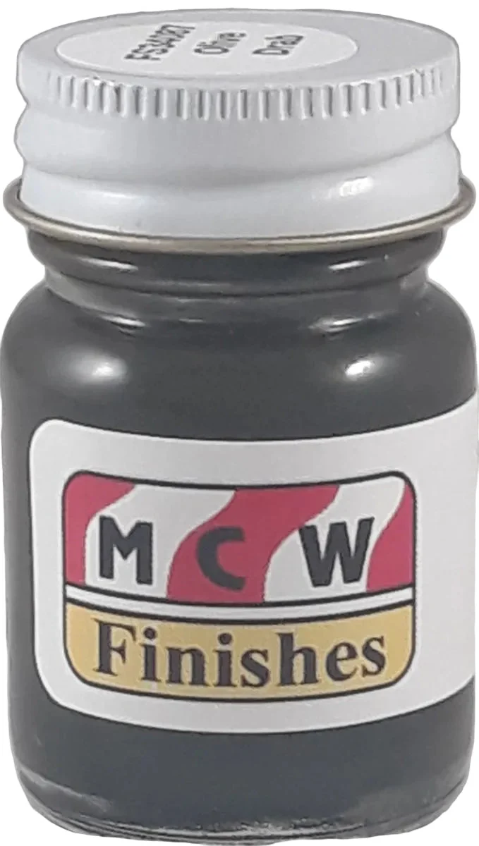 MCW Finishes FS34087 Olive Drab Enamel Paint 1/2oz. Jar - MIL2022E