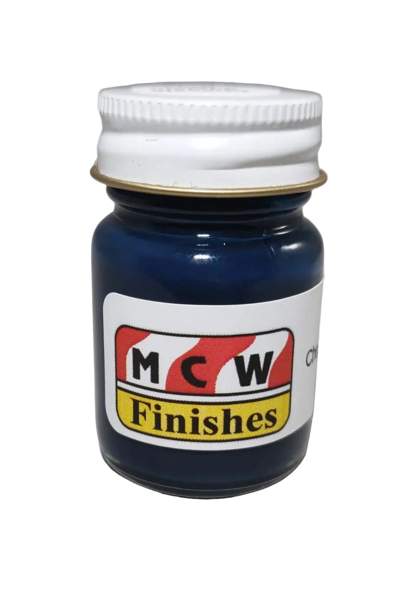 MCW Finishes Chessie System Blue Enamel Paint 1/2oz Jar - TRN1003E