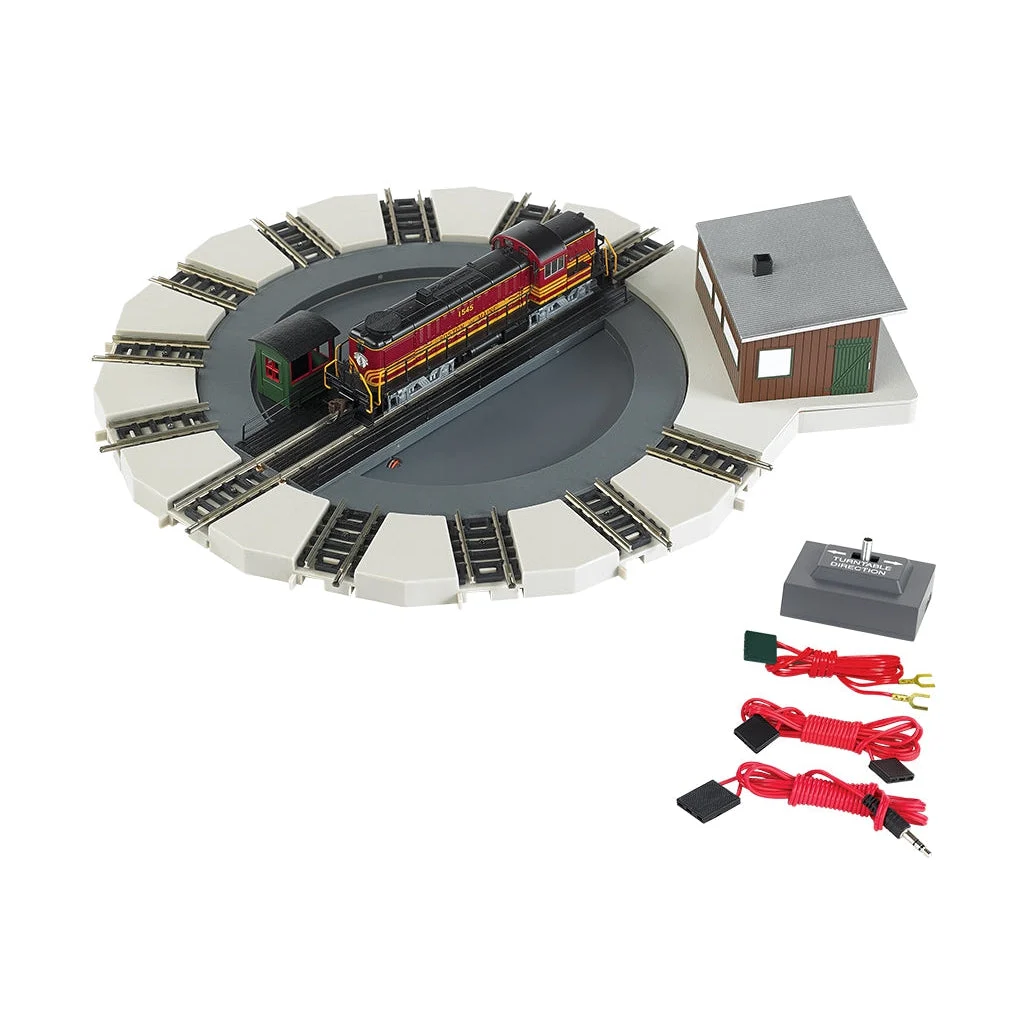 Bachmann N Scale Motorized Turntable With E-Z Track - BAC46799