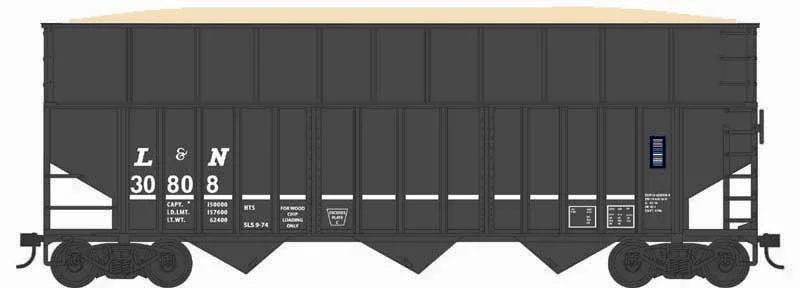 Bowser HO Scale Louisville & Nashville #30822 70 Ton Woodchip Hopper - BOW43437