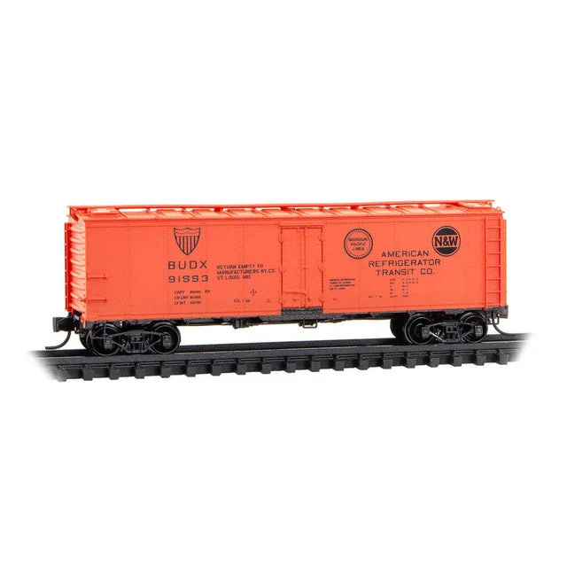Micro Trains Line N Scale American Refrigerator Transit 40' Ice Reefer BUDX #91553