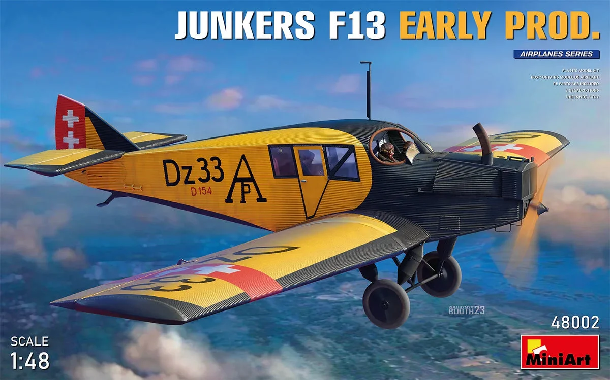 1/48 MiniArt Junkers F13. Early Prod 48002 - Mini Art Models