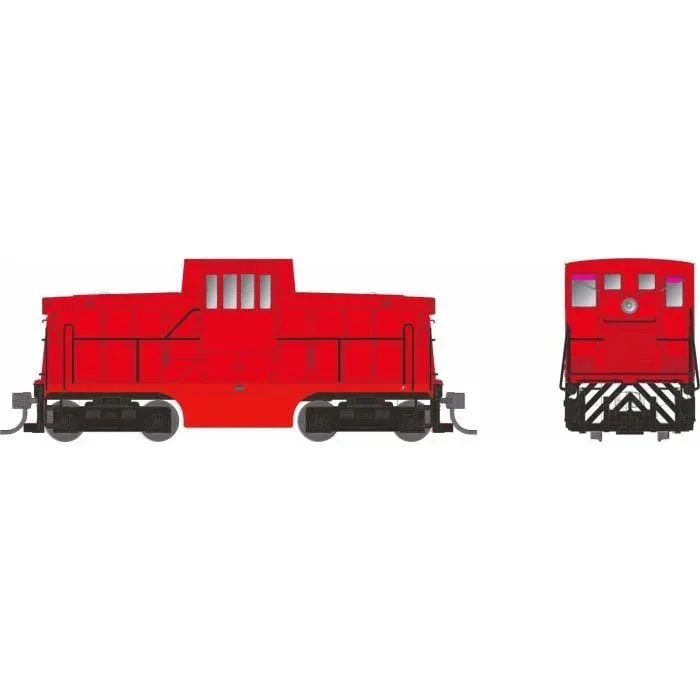 HO Rapido GE 44 Tonner (DC/DCC/Sound): Generic Industrial: Red - Rapido Trains