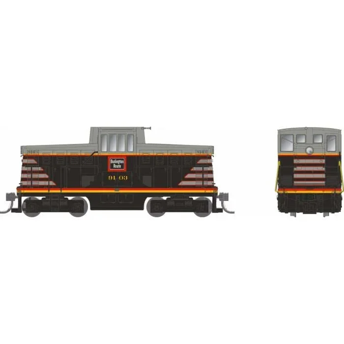 HO Rapido GE 44 Tonner (DC/Silent): Burlington (CB&Q): #9103 - Rapido Trains