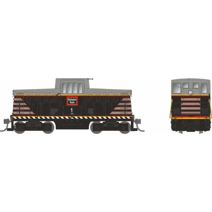 HO Rapido GE 44 Tonner (DC/Silent): CB&Q / BN: #1 - Rapido Trains