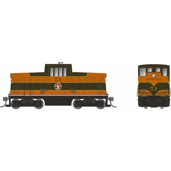 HO Rapido GE 44 Tonner (DC/Silent): Great Northern: #51 - Rapido Trains