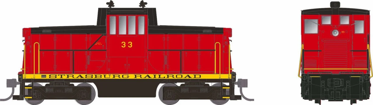 Rapido HO Strasburg Railroad #33 GE 44 Tonner (DC/DCC/Sound) - RAP48564