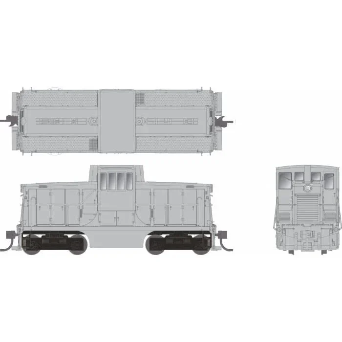 HO Rapido GE 44 Tonner (DC/DCC/Sound): Undecorated Phase IVa Body - Rapido Trains
