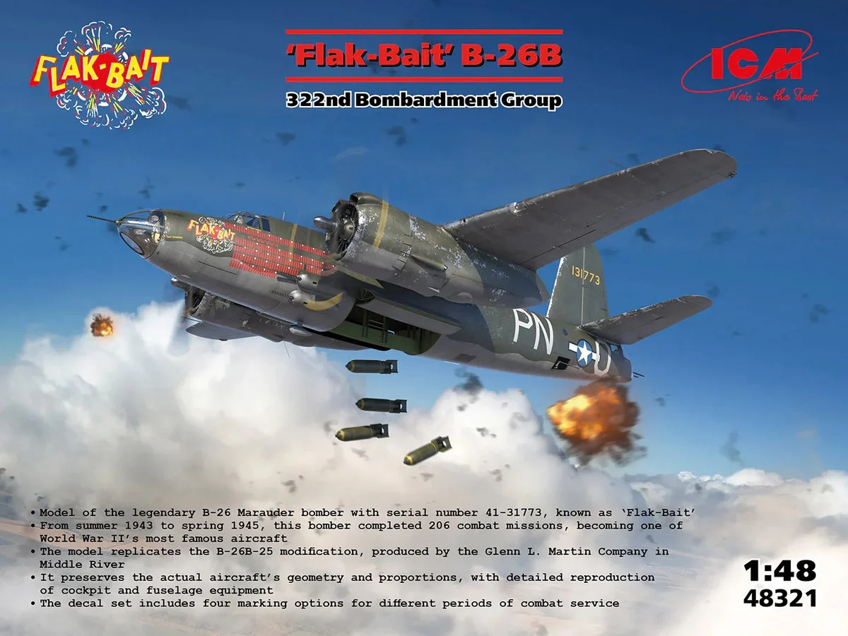 1/48 ICM B-26B ‘Flak Bait’ 48321