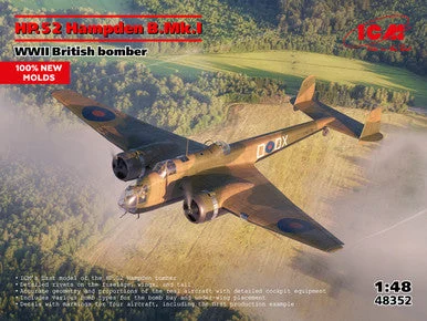 1/48 ICM HP.52 Hampden B.Mk.I WWII British Bomber - PREORDER