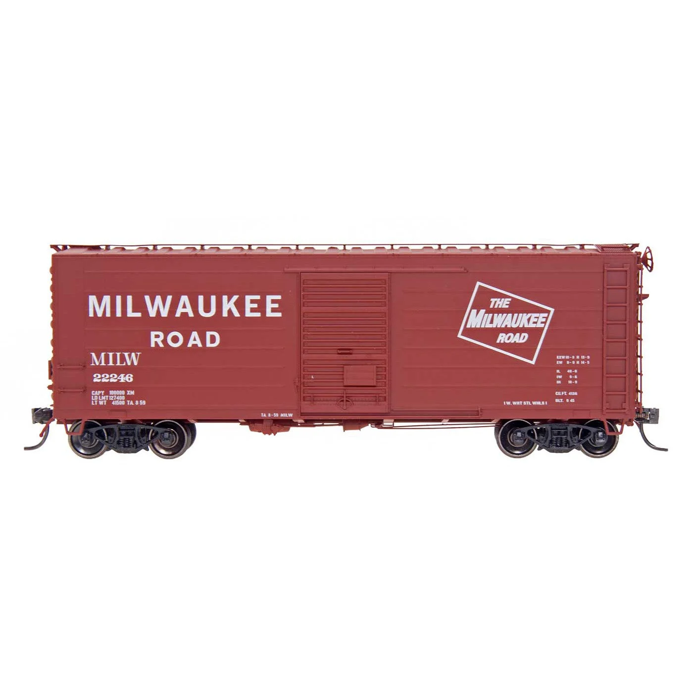 Intermountain HO Scale Hiawatha Late Paint Scheme Boxcar 22778