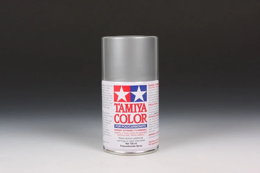 Tamiya PS-12 Silver Polycarbonate Spray Paint