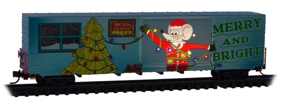 Micro Trains Line Micro Mouse Christmas 60' Boxcar 2025