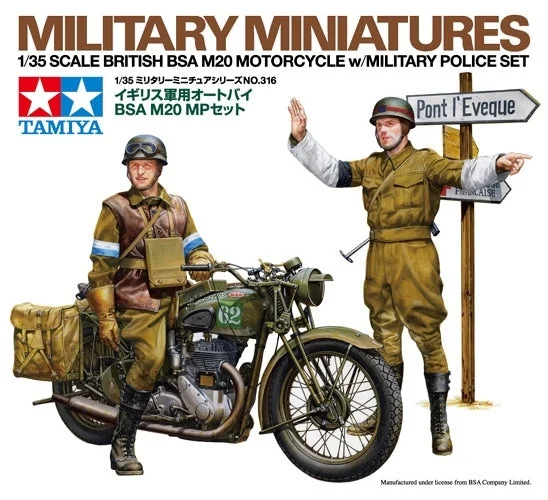 Tamiya 1/35 British Bsa M20 Motorcycle - 35316